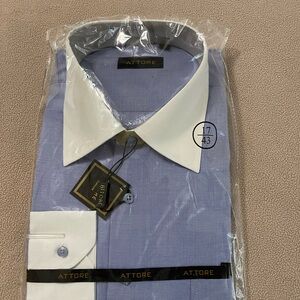 Men's Blue Dress Shirt